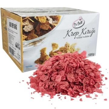 Fulgi crocanți / Pailleté Feuilletine cu aromă de căpșune, 1kg – Dr. Gusto