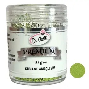 Glitter decor necomestibil - Verde deschis - 10 g - Dr. Gusto
