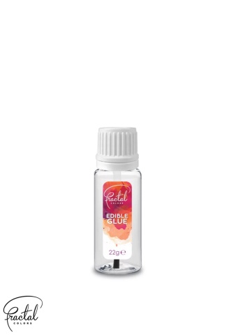 Lipici Alimentar cu Aplicator Pensulă – 22g – Fractal Colors