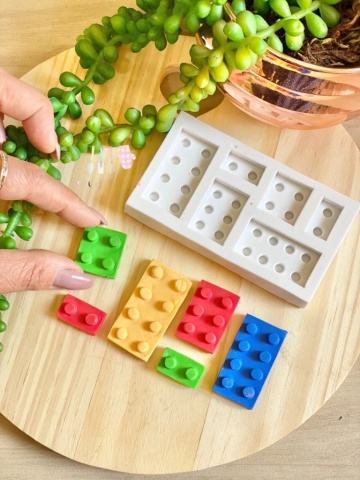 Mulaj din silicon - Piese Lego 
