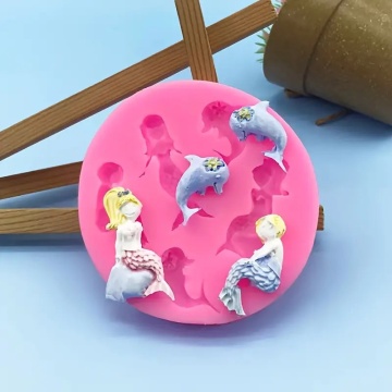 Mulaj din silicon - Sirene si delfin