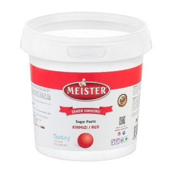 Pasta de zahar - ROSU - 1 kg - Meister