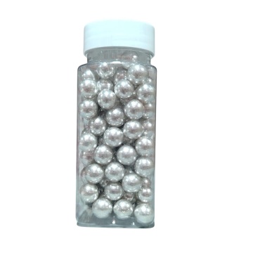 Perle 10 mm - Argintiu - 100g
