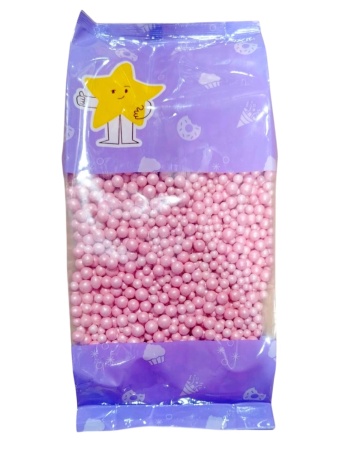 Perle din zahăr Roz -  Dobryk - 3 dimensiuni– 1 kg