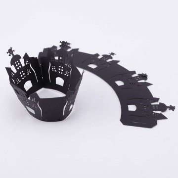 Set 10 invelitori decorative pentru briose Halloween - T090141