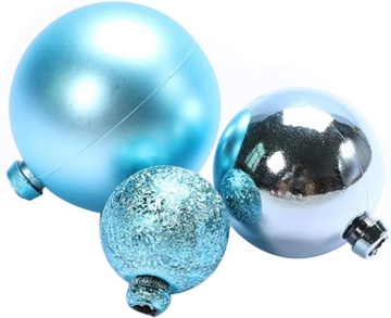Set 3 globulete decor - Albastre - T090261