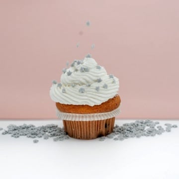 Sprinkles stelute argintii - 400 gr - Dharst