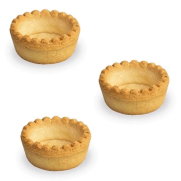 Tartellette frolla mignon tarte rotunde d44mm cutie 3 kg - Orma Italia