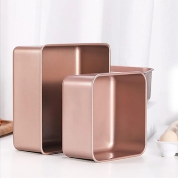 Tava Pătrată Non-Stick Rosegold pentru Copt – 17 cm - W77137