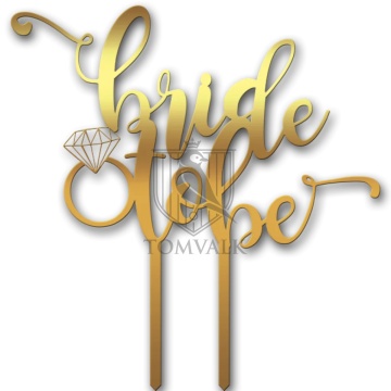 Topper pentru tort "Bride to be" VIII