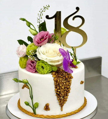 Topper pentru tort cifra 