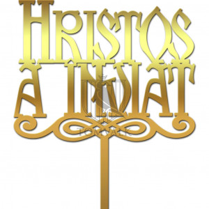 Topper tort Paste "Hristos a inviat"