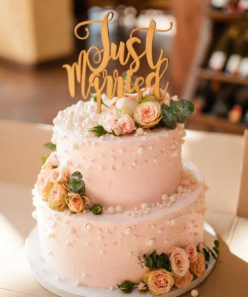Topper tort "Just Married"