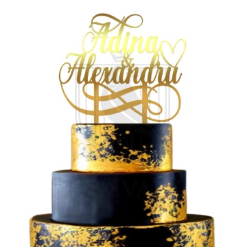 Tomvalk_topper tort nunta personalizat