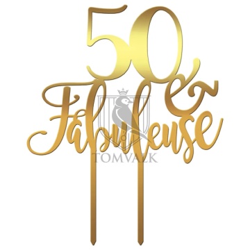 Topper tort personalizabil – Fabuleuse
