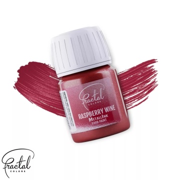 Vopsea Alimentară Metalică pentru pictat Raspberry Wine – 30ml – Fractal Colors