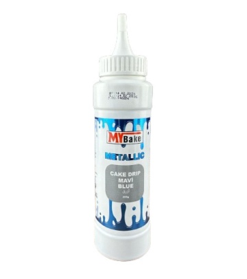 Cake Drip - Glazura de ciocolata - Albastru Metalic - MyBake - 250g