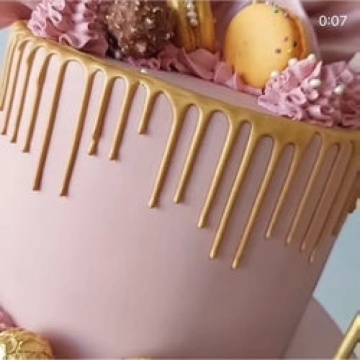 Cake Drip - Glazura de ciocolata - Galben - Dr. Gusto 250g