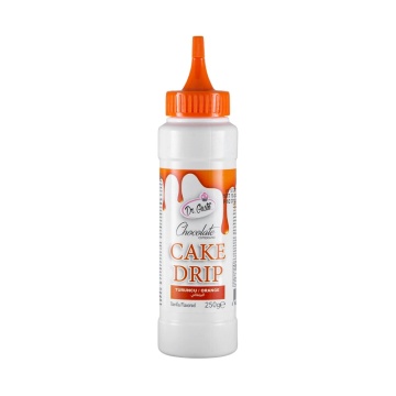 Cake Drip - Glazura de ciocolata - Portocaliu - Dr. Gusto 250g