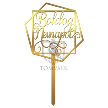 Cake Topper "Boldog nevnapot"