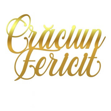 Cake topper "Crăciun Fericit" FP2