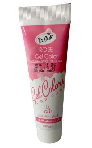 Colorant alimentar gel Dr,Gusto - ROSE (TRANDAFIRIU) - 100g