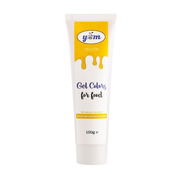 Colorant alimentar gel - YAM – GALBEN - 100gr