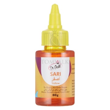 Colorant alimentar lichid pe baza de apa - Dr. Gusto - GALBEN - 60 gr