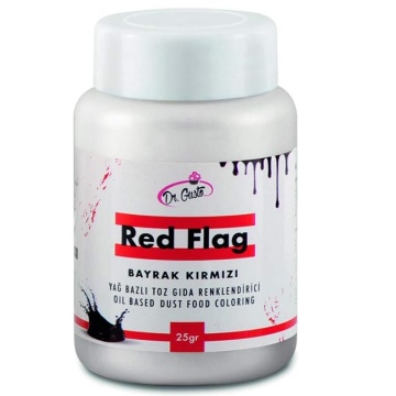 Colorant alimentar liposolubil - pudra - ROSU INTENS - Dr. Gusto 25 gr