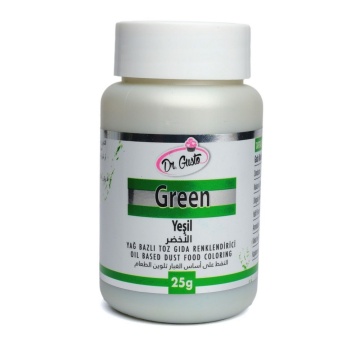 Colorant alimentar liposolubil - pudra - VERDE - Dr. Gusto 25 gr