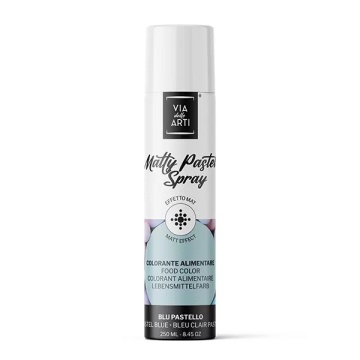 Colorant alimentar spray mat – Albastru pastel – 250 ml – Via delle Arti