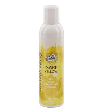 Colorant Spray Galben Metalic - 250 ml - Dr Gusto