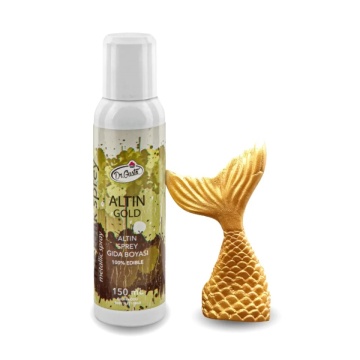 Colorant Spray Metalic Auriu - 250 ml - Dr.Gusto