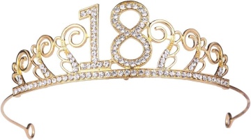 Coronita aurie din metal 