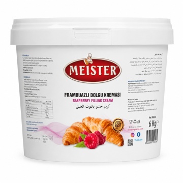 Crema umplutură termostabilă de ZMEURĂ 6kg Meister