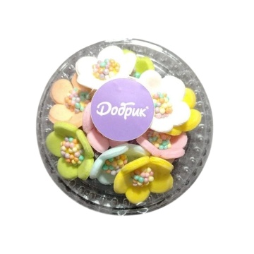 Decoratiuni comestibile din zahar - Primula (21 piese)