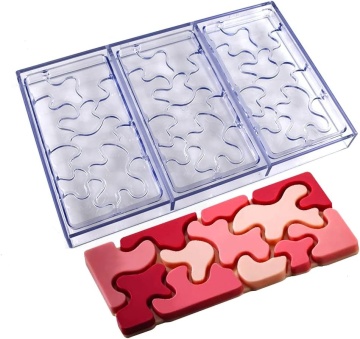 Forma din policarbonat pentru tablete de ciocolata - Waves - T05270