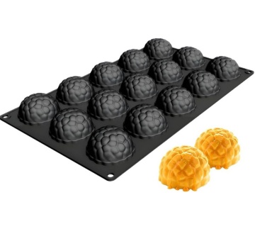 Formă din silicon cu 15 cavități – Mini Ananas – T15013