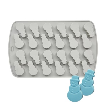 Forma din silicon Oameni de zapada - 24 alveole