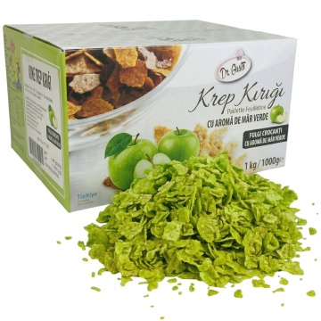 Fulgi crocanți / Pailleté Feuilletine cu aromă de măr verde, 1kg – Dr. Gusto