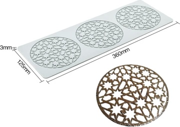 Mulaj din silicon Dantela Stele - T13162