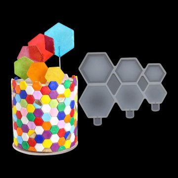Mulaj silicon Lolipop - Hexagon