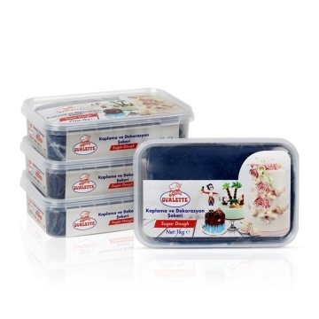 Pasta de zahar pentru decorare și acoperire – NAVY BLUE (ALBASTRU ÎNCHIS) – Ovalette – 1 kg