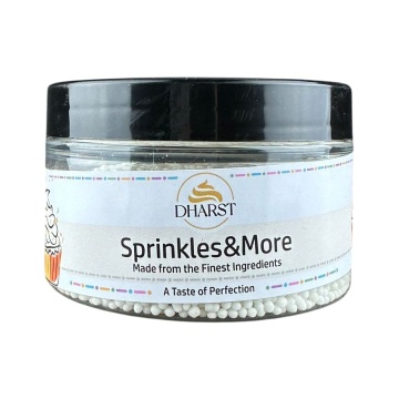 Perle 2 mm (Nonpareils) - Alb - 100 gr - Dharst - Img 2