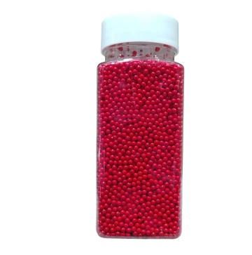 Perle 2 mm - Rosu 100 gr.