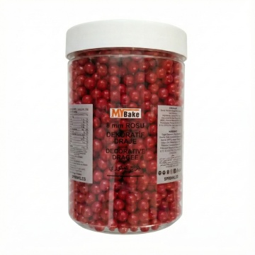 Perle 8 mm - Rosu - MyBake - 1 KG