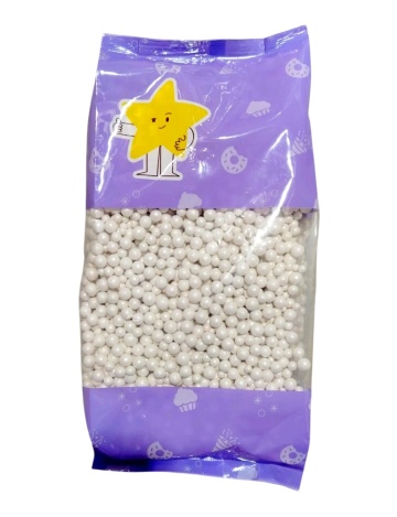 Perle din zahăr alb sidefat Dobryk - 3 dimensiuni– 1 kg