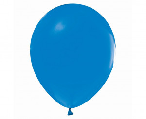 Set 10 baloane latex 30 cm - Albastru Pastel - Img 2