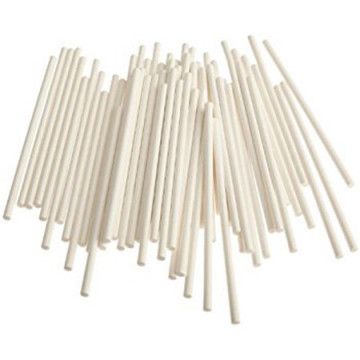 Set 100 betisoare acadele, lollipops, reutilizabile, termo-rezistente, Albe