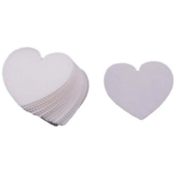 Set placute inimi din vafa A4 pentru mesaje tort - Dr Gusto